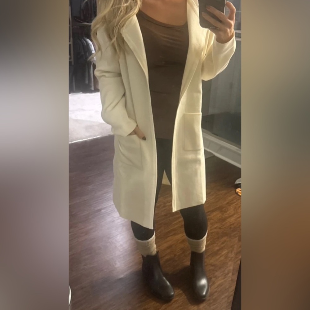 Women's Cream Cardigan Sweater